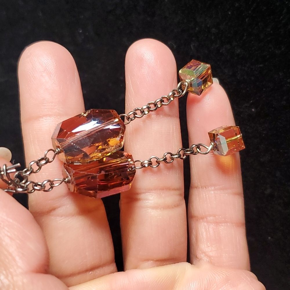 One-of-a-kind, elegant, Swarovski crystal earrings.